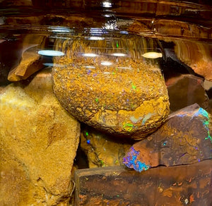 125.6g - Jar of Rough Australian Boulder Opal