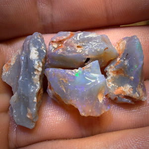 42.3cts - 4x Lightning Ridge Opal Rough Parcel