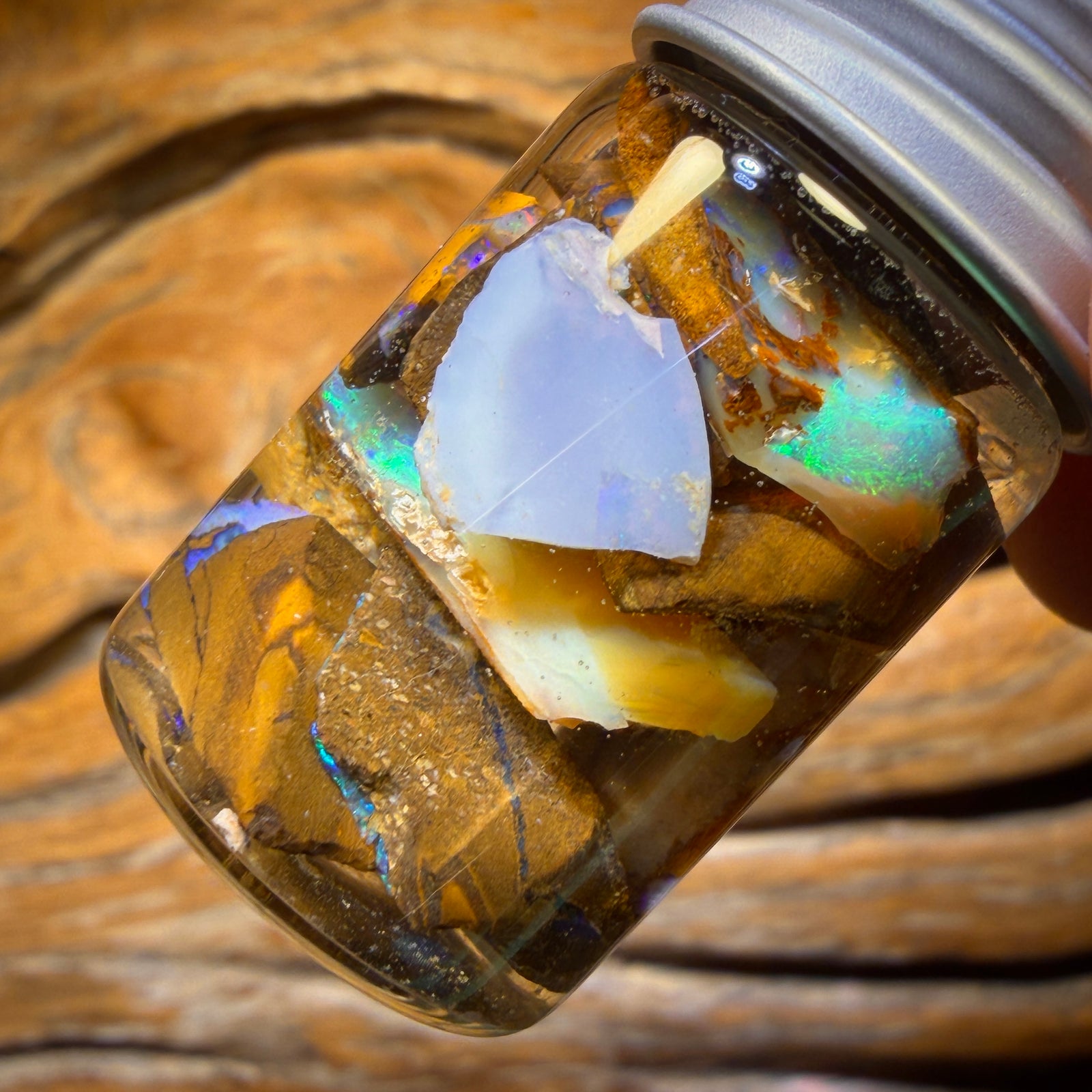 42.9cts - Yowah Nut Opal Rough Vial