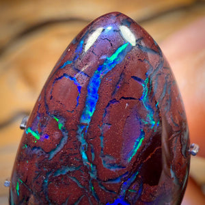 16.4cts - “Chemical Flames” Tribal Queensland Boulder Opal from Koroit