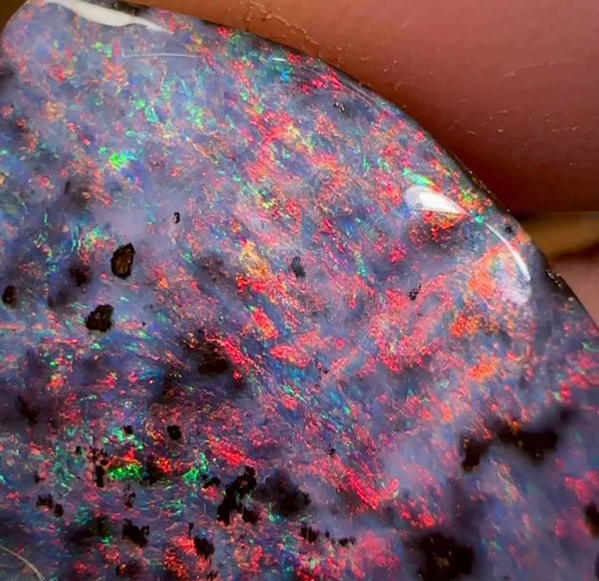 “Cherry Cola Couple” 42Ct Beautiful Boulder Opal Set - Opal Whisperers