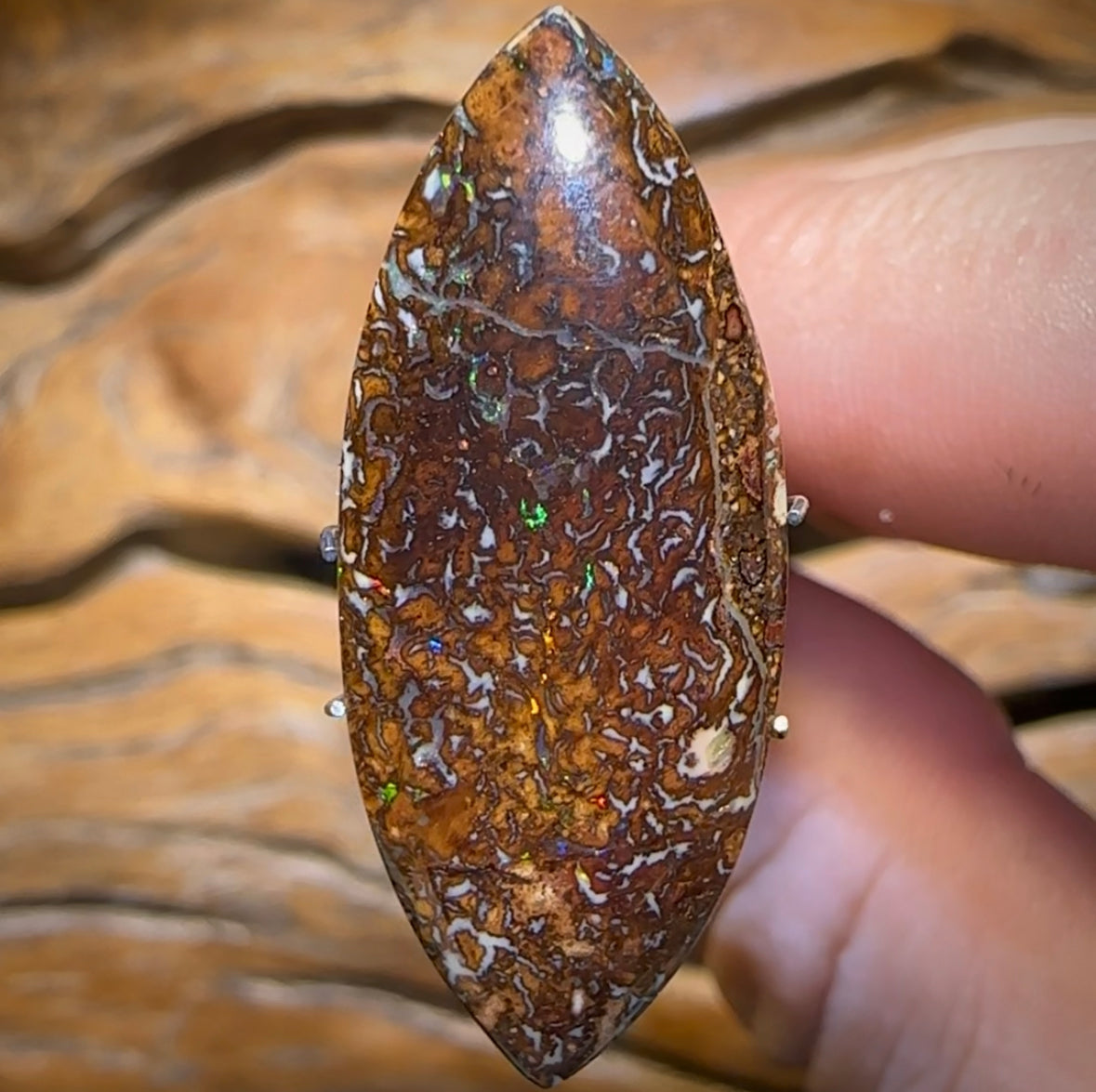 17.1cts - Australian Boulder Opal. Yowah Tribal - Opal Whisperers