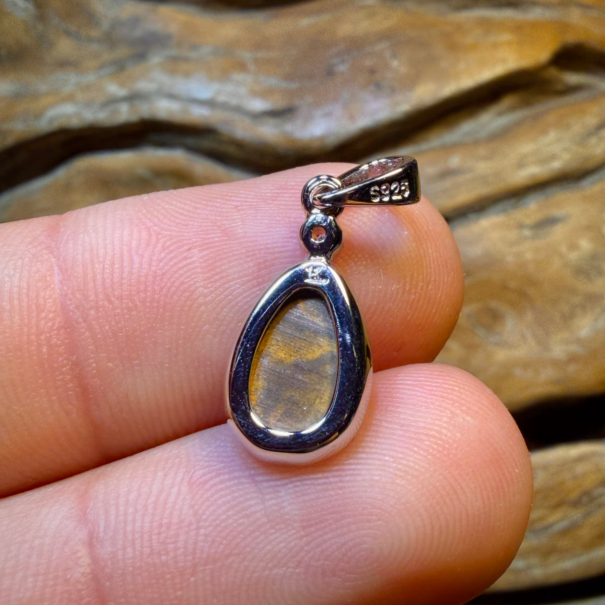 Sterling Silver - Queensland Boulder Opal Doublet Pendant