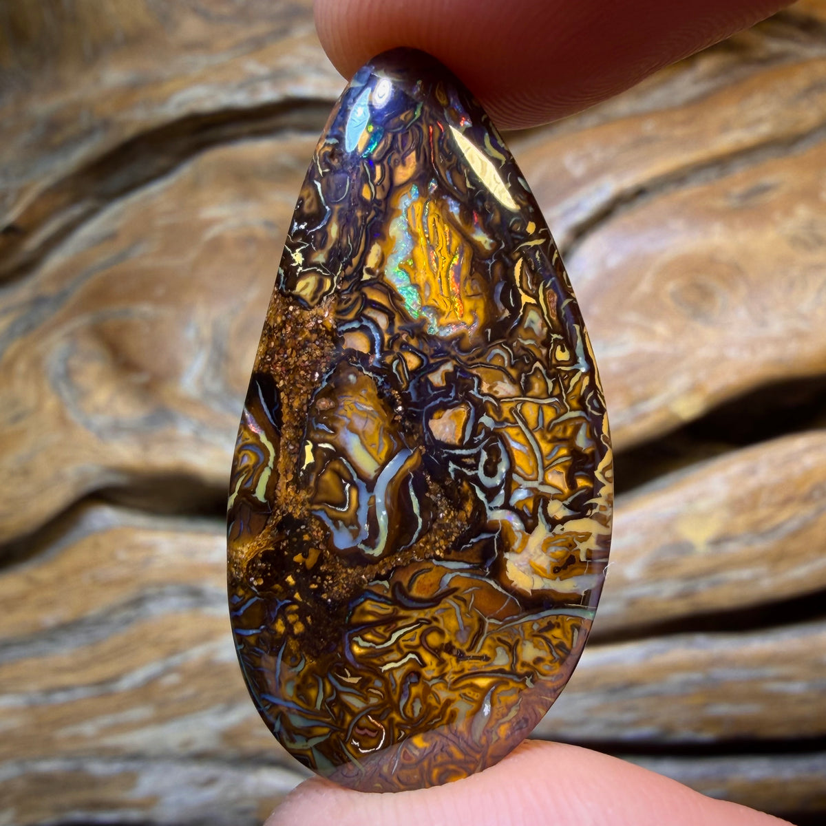 44.3cts - Tribal Queensland Boulder Opal. Australian Opal