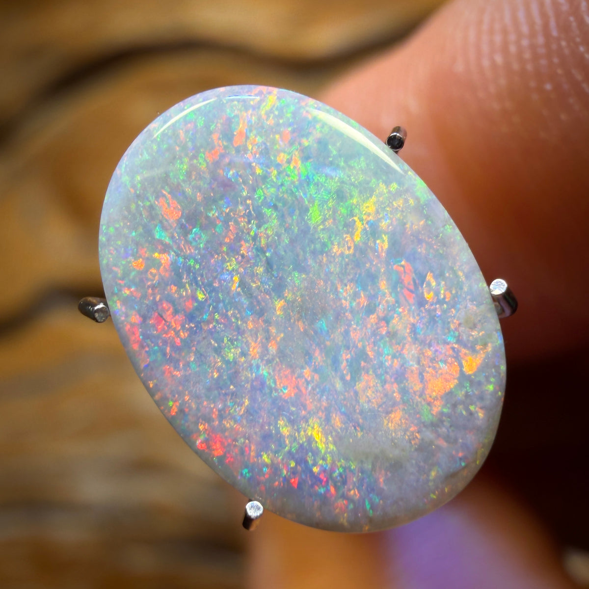 Half Price Card! 3.2cts - Dark Opal from Lightning Ridge