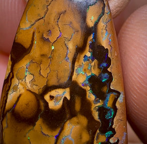 33 x 18mm - Drilled Australian Boulder Opal Necklace