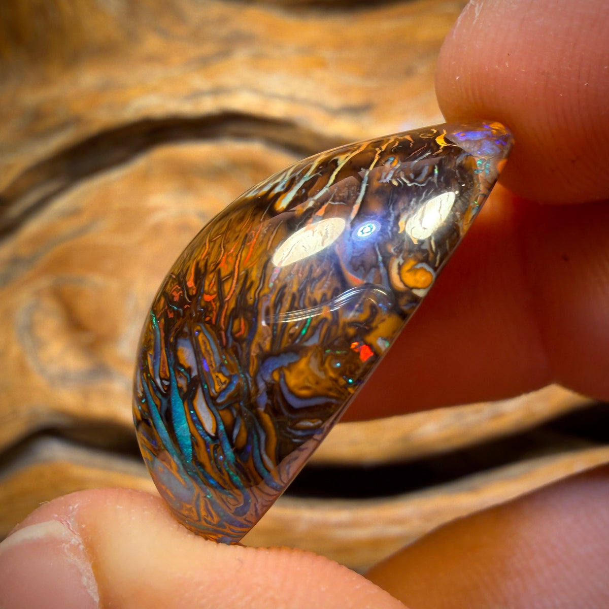 69.7cts - Tribal Queensland Boulder Opal from Yowah