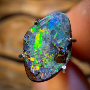 Wild Card! 1.1cts - Queensland Boulder Seam Opal. Australian Opal