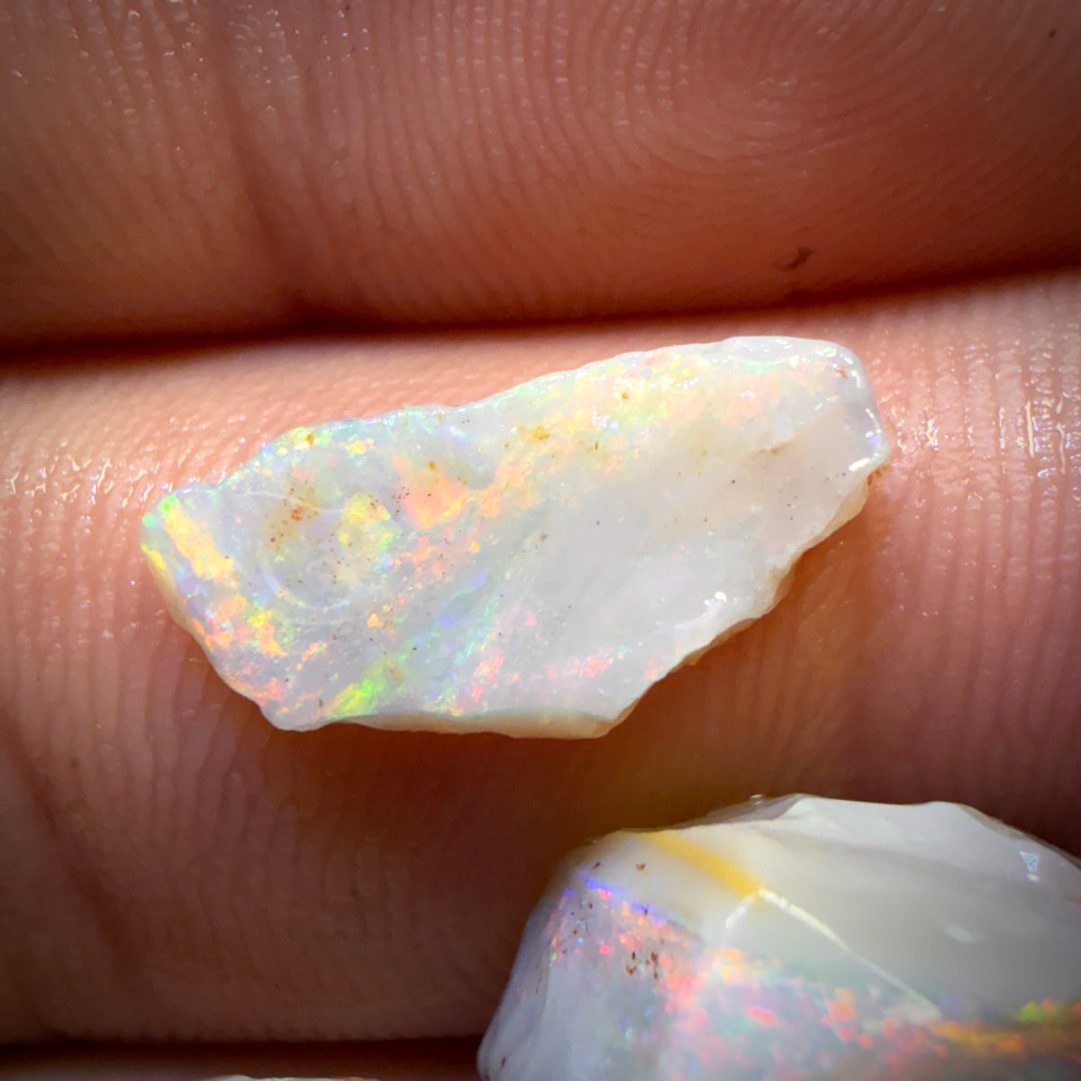 16.2cts - 4x Rare Mintabie Opal Rough Parcel. South Australian Opal