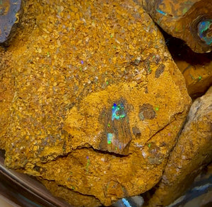 132.7g - Jar of Rough Australian Boulder Opal