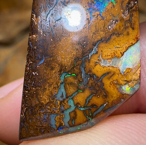 17.3cts - Australian Boulder Opal HALF PRICE TRIBAL - Opal Whisperers