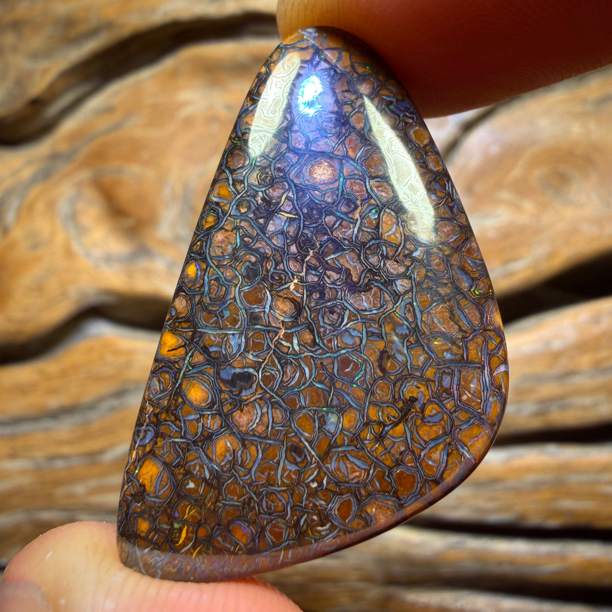 45.2cts - Tribal Yowah Nut Opal. Australian Opal