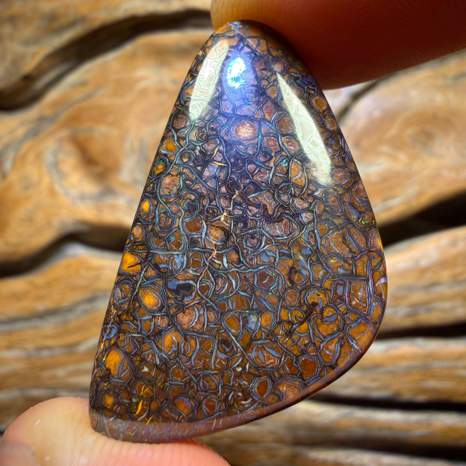 45.2cts - Tribal Yowah Nut Opal. Australian Opal