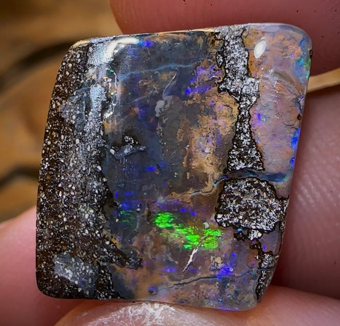 21.1cts - Queensland Boulder Seam Opal - Opal Whisperers