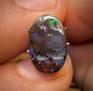 Auction Fall-Through = Your Gain! 🔥 Now More Than 50% Off RRP 🚨 4.25cts - Queensland Boulder Seam Opal with Red Fire