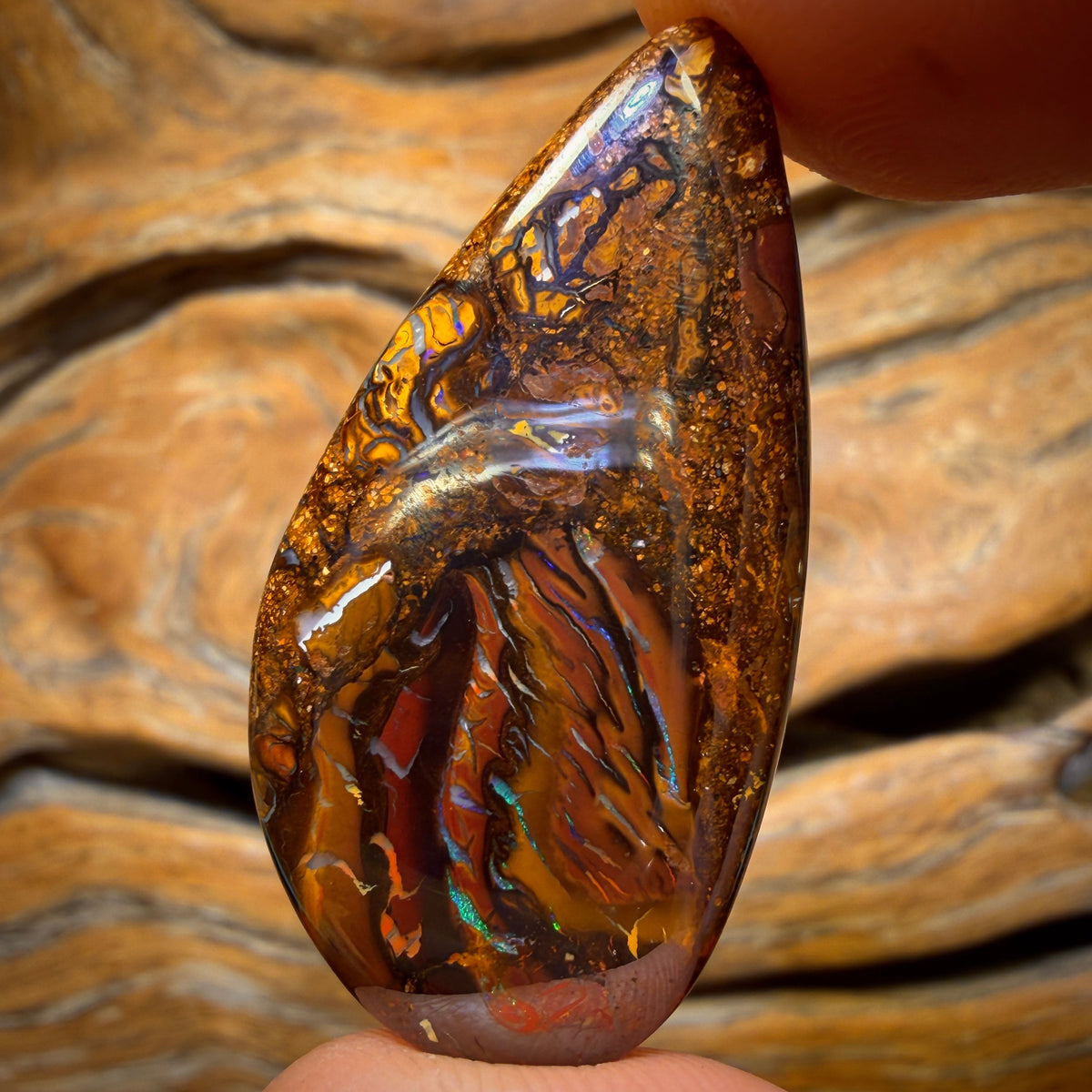 45cts - Tribal Yowah Nut Opal. Australian Opal