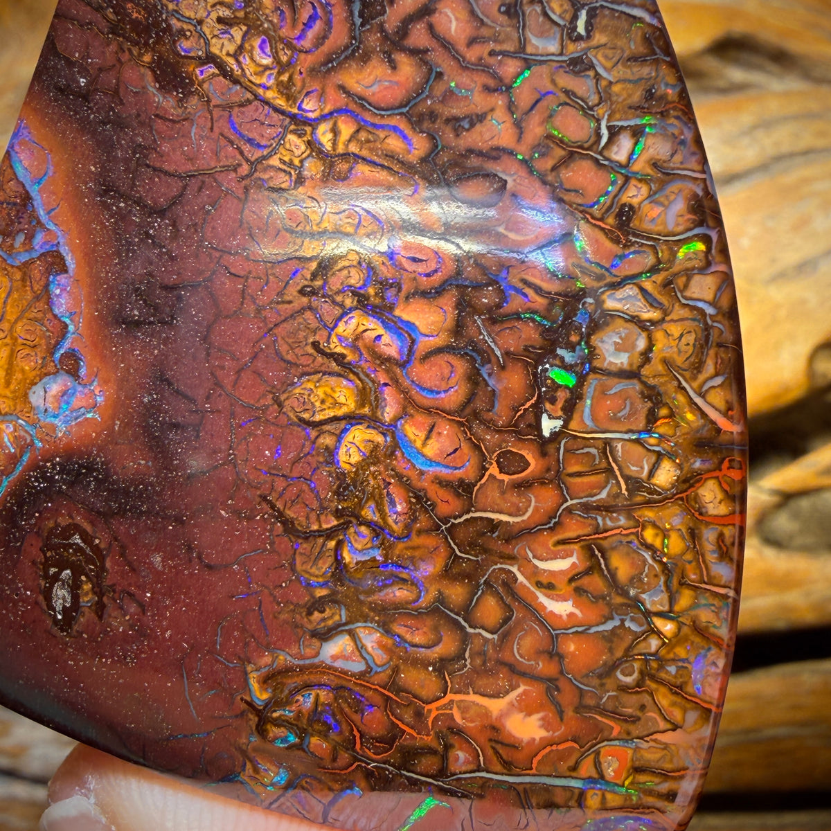 375cts - Huge Tribal Yowah Nut Opal Specimen. Double Sided!