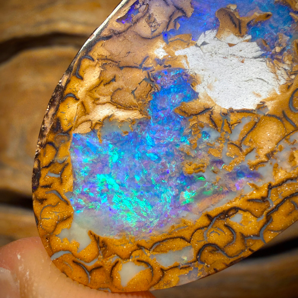 76.5cts – TOP Australischer Boulder-Opal aus Yowah