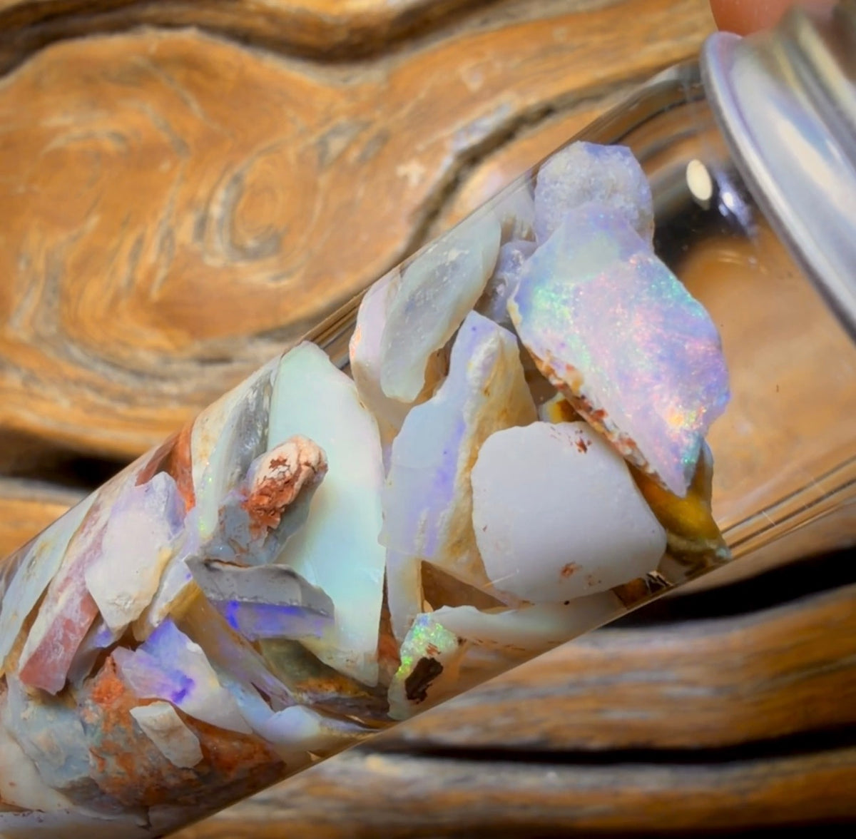 103cts - Lightning Ridge Opal Vial