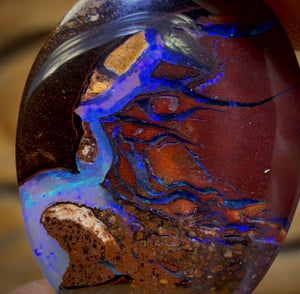 8.9cts - Tribal Yowah Nut Opal. Double Sided