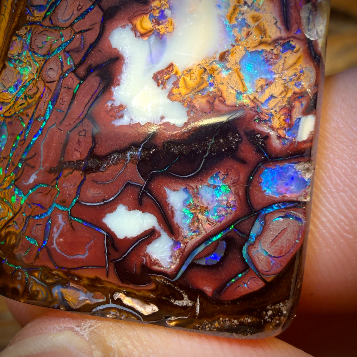 97.2cts - Large Tribal Australian Boulder Opal from Yowah