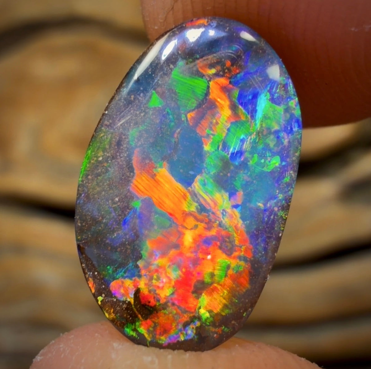 6.25cts - Best of the Best GEM Queensland Boulder Seam Opal