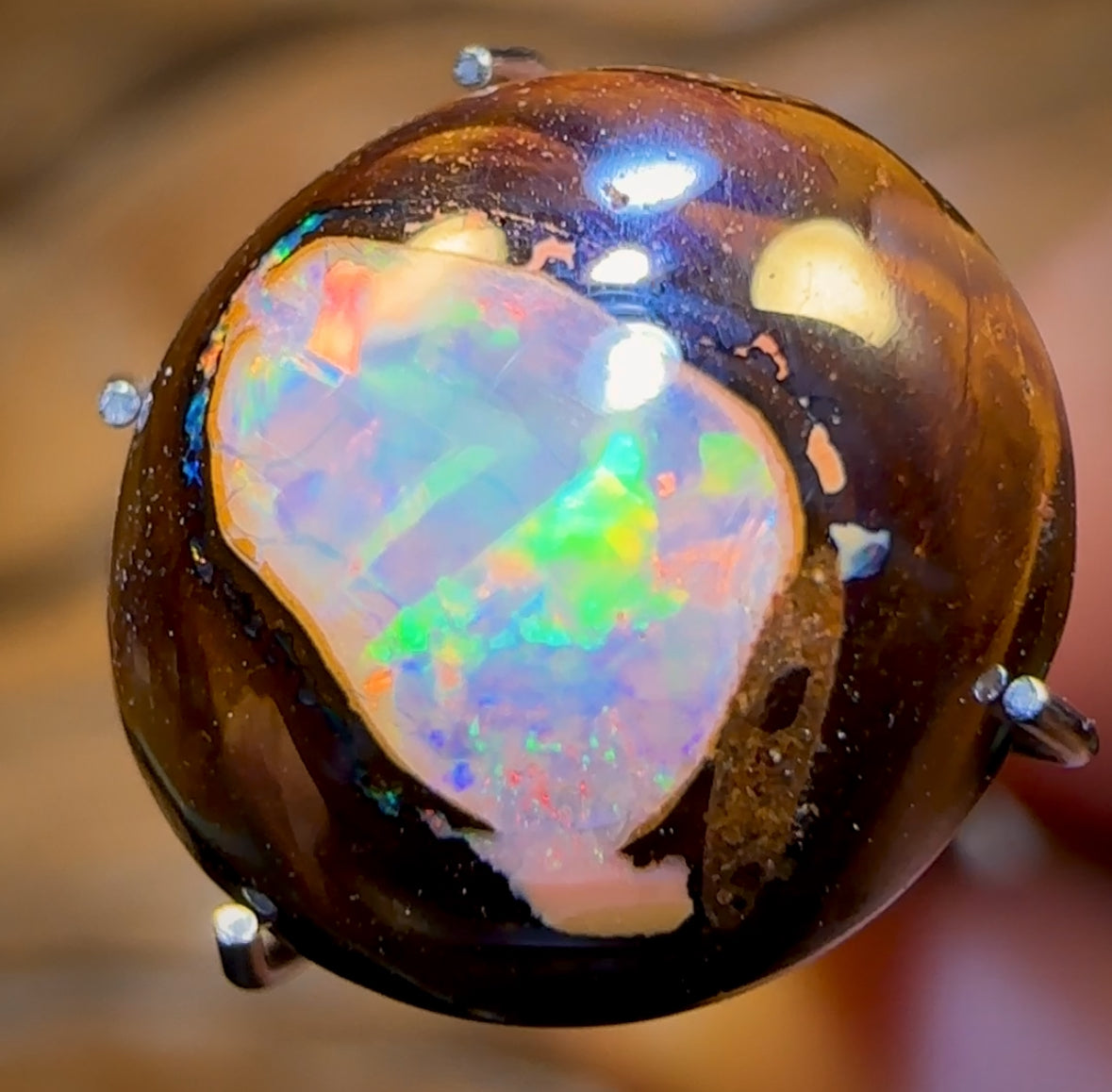 4.3cts - “Small but oh so Sweet2” Yowah Nut Crystal Centre Opal