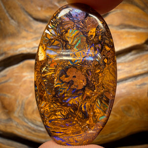 48.9cts - Tribal Yowah Nut Opal. Double Sided