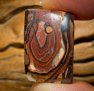 Opale Boulder australienne percée 22 x 14 mm