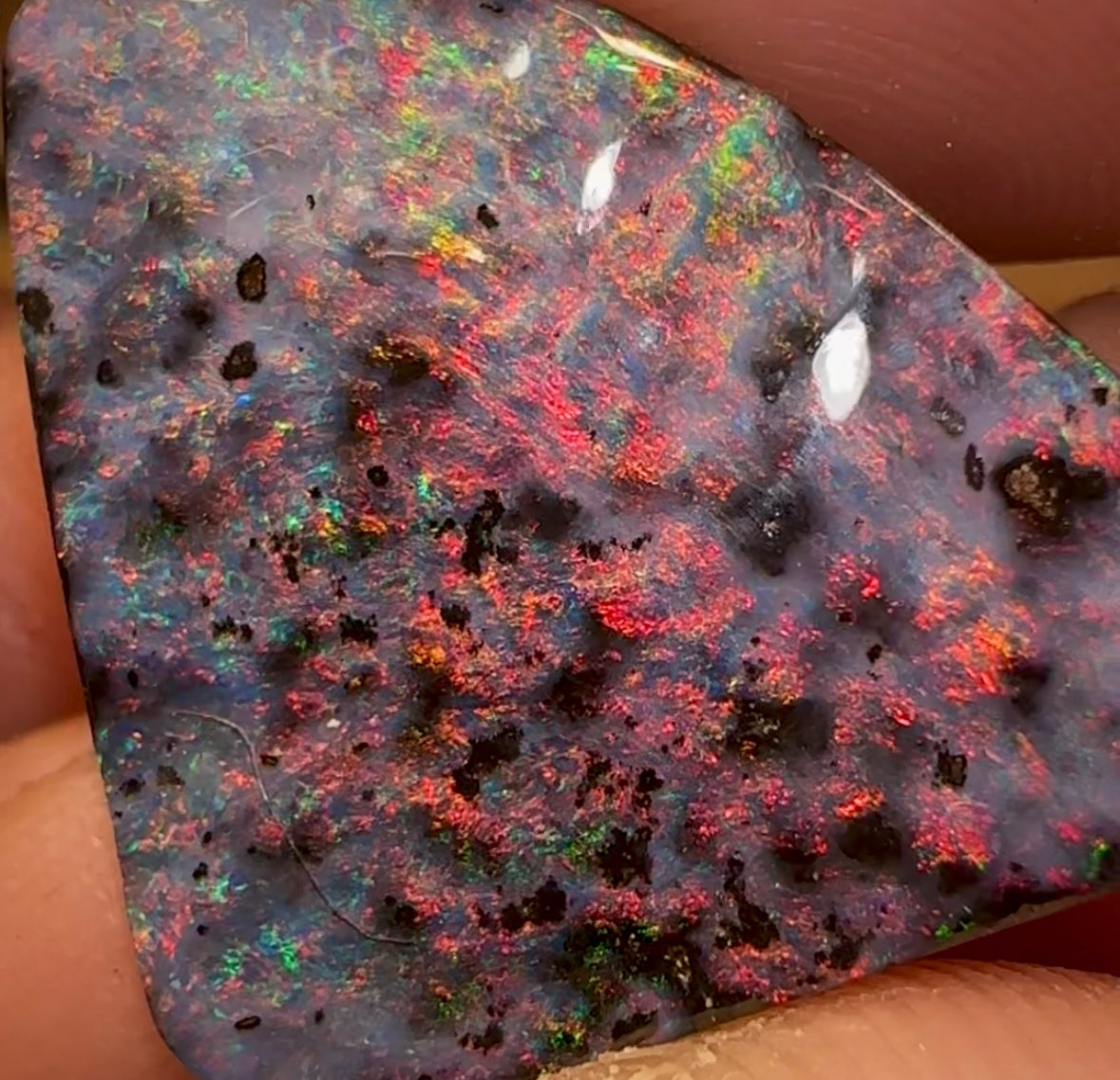 “Cherry Cola Couple” 42Ct Beautiful Boulder Opal Set - Opal Whisperers