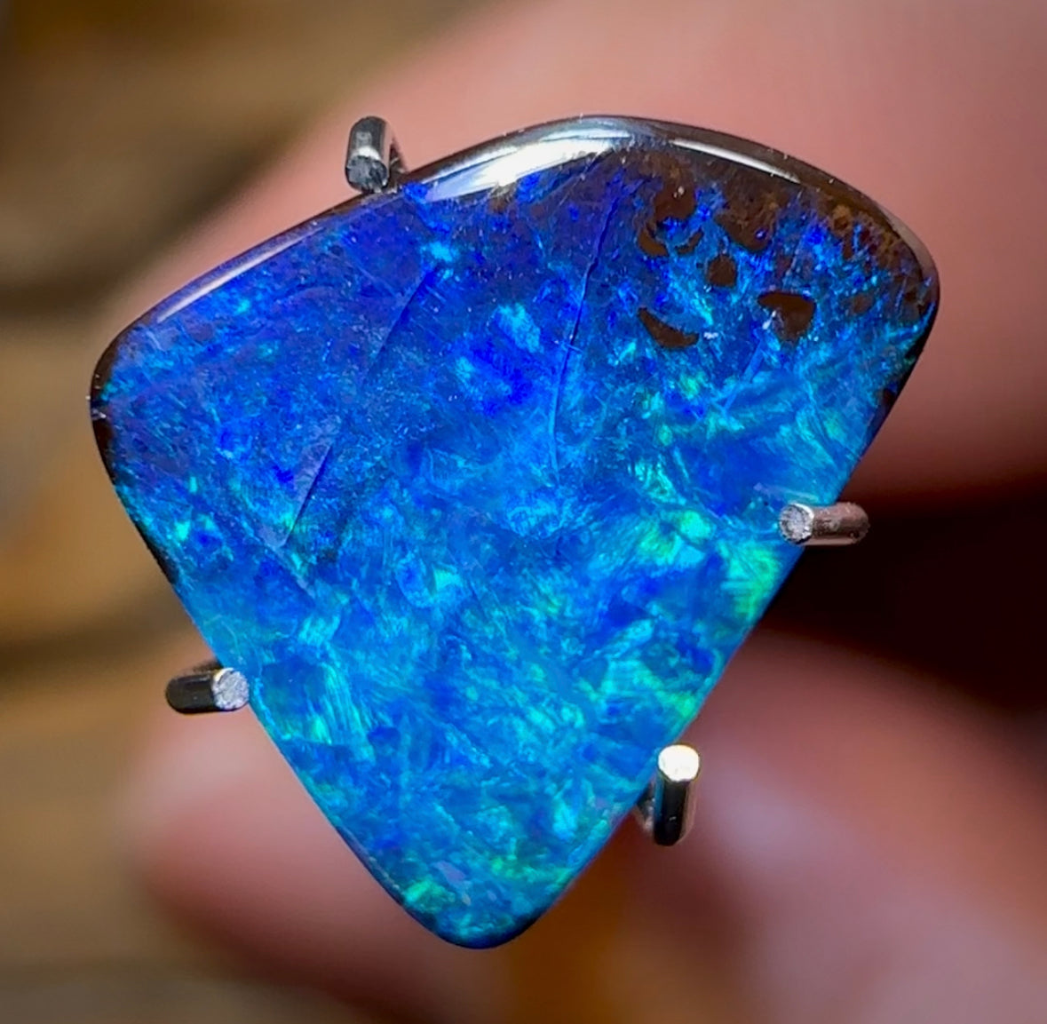 2.1cts - Queensland Boulder Opal from Winton - Opal Whisperers