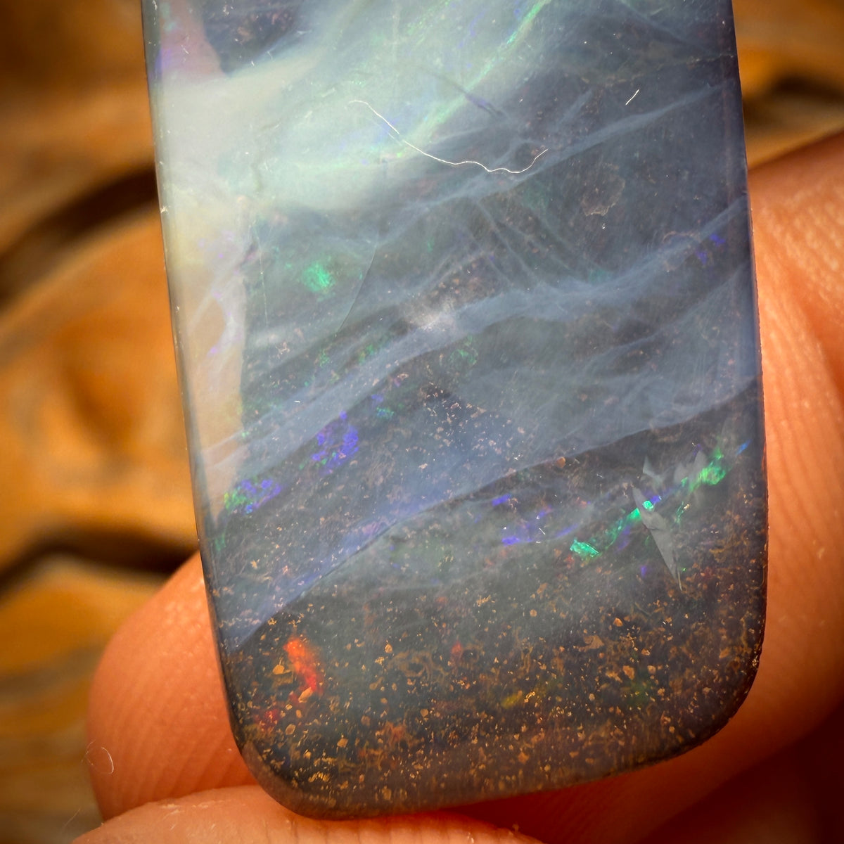 🔨 AUCTION 🔨 Reserve 💎 High Roller Banger Auction 💎 36.6cts - Australian Boulder Seam Opal Landscape Picture Stone
