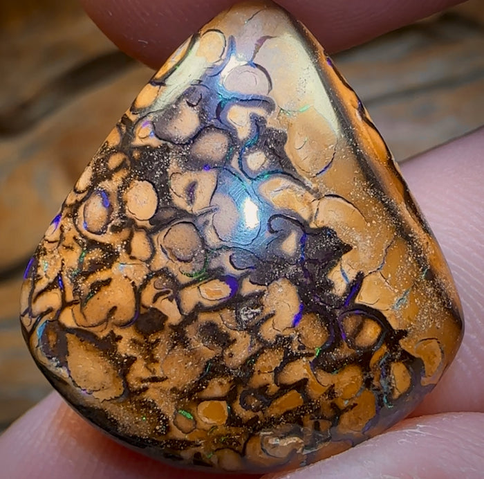 🔨 AUCTION 🔨 23.2cts - Tribal Australian Boulder Opal from Yowah