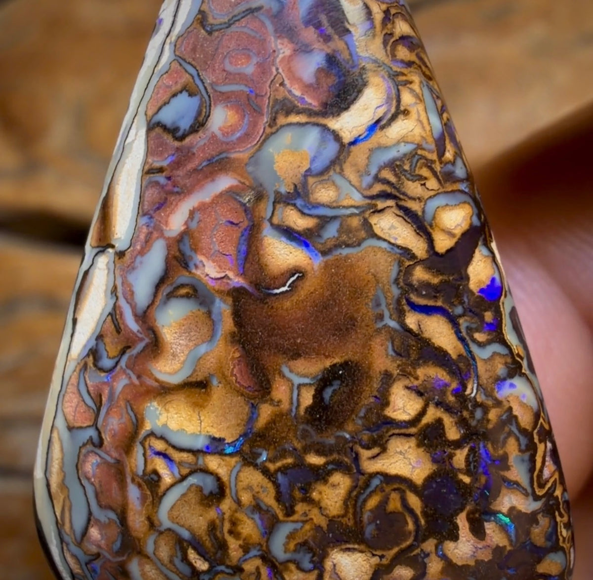 59.9cts - Tribal Yowah Nut Opal. Australian Opal