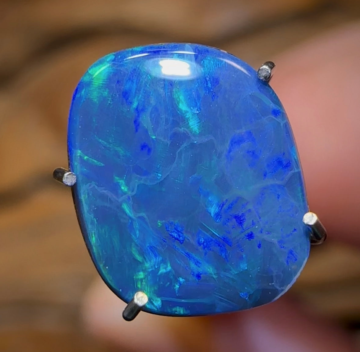 2.2cts - Australian Boulder Opal Doublet BARGAIN - Opal Whisperers