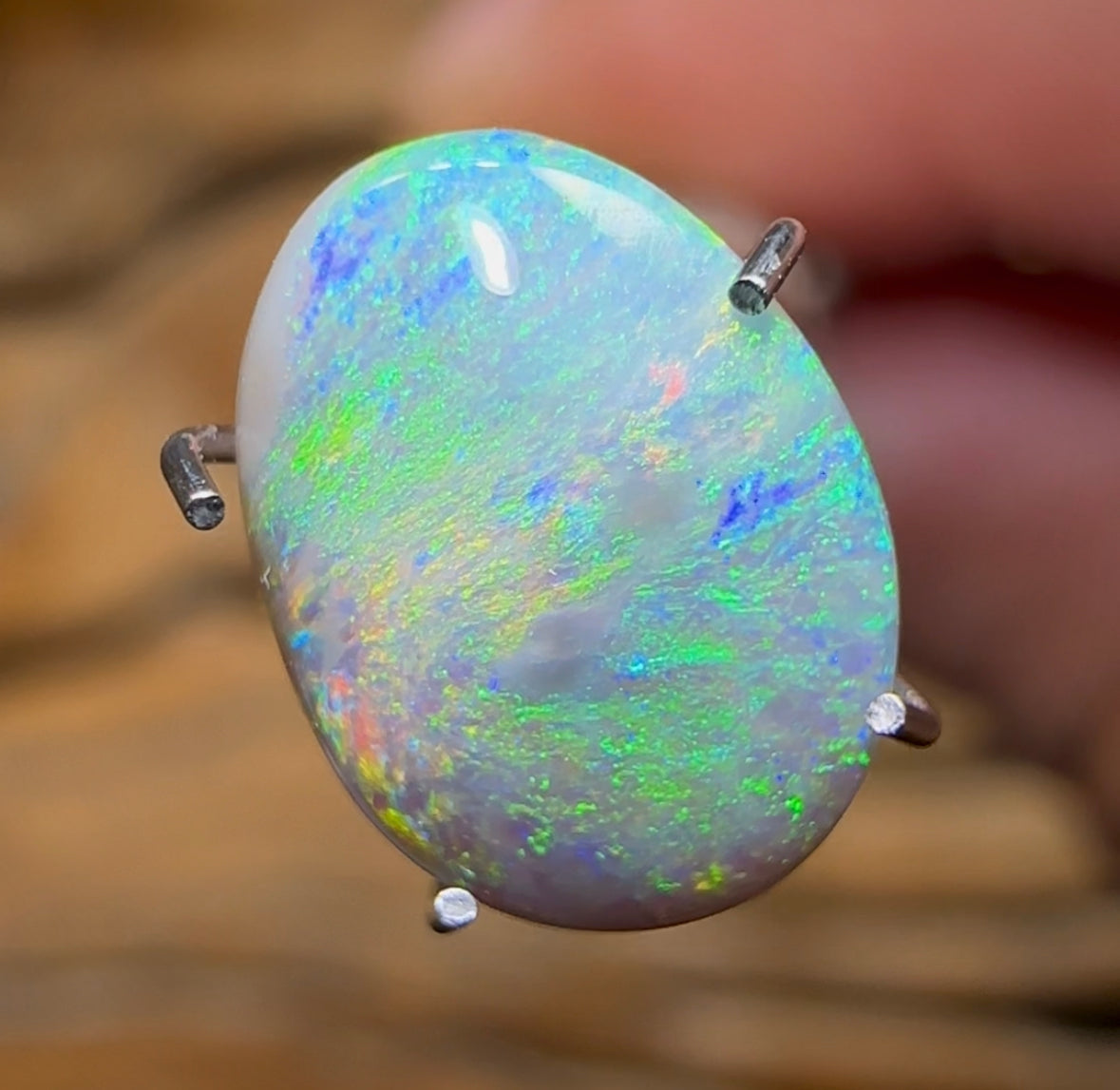 1.5cts - Australian Light Opal from Lightning Ridge - Opal Whisperers