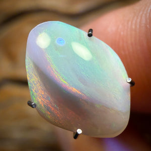 Bargain Card! 1.6cts - South Australian White Opal Picture Stone from Coober Pedy