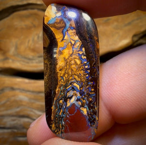 27.6cts - Tribal Australian Boulder Opal from Yowah