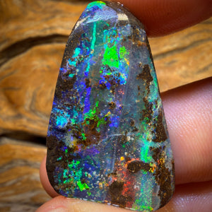 79.7cts - TOP Queensland Boulder Opal Rub. Featured on ‘OUTBACK OPAL HUNTERS’!!