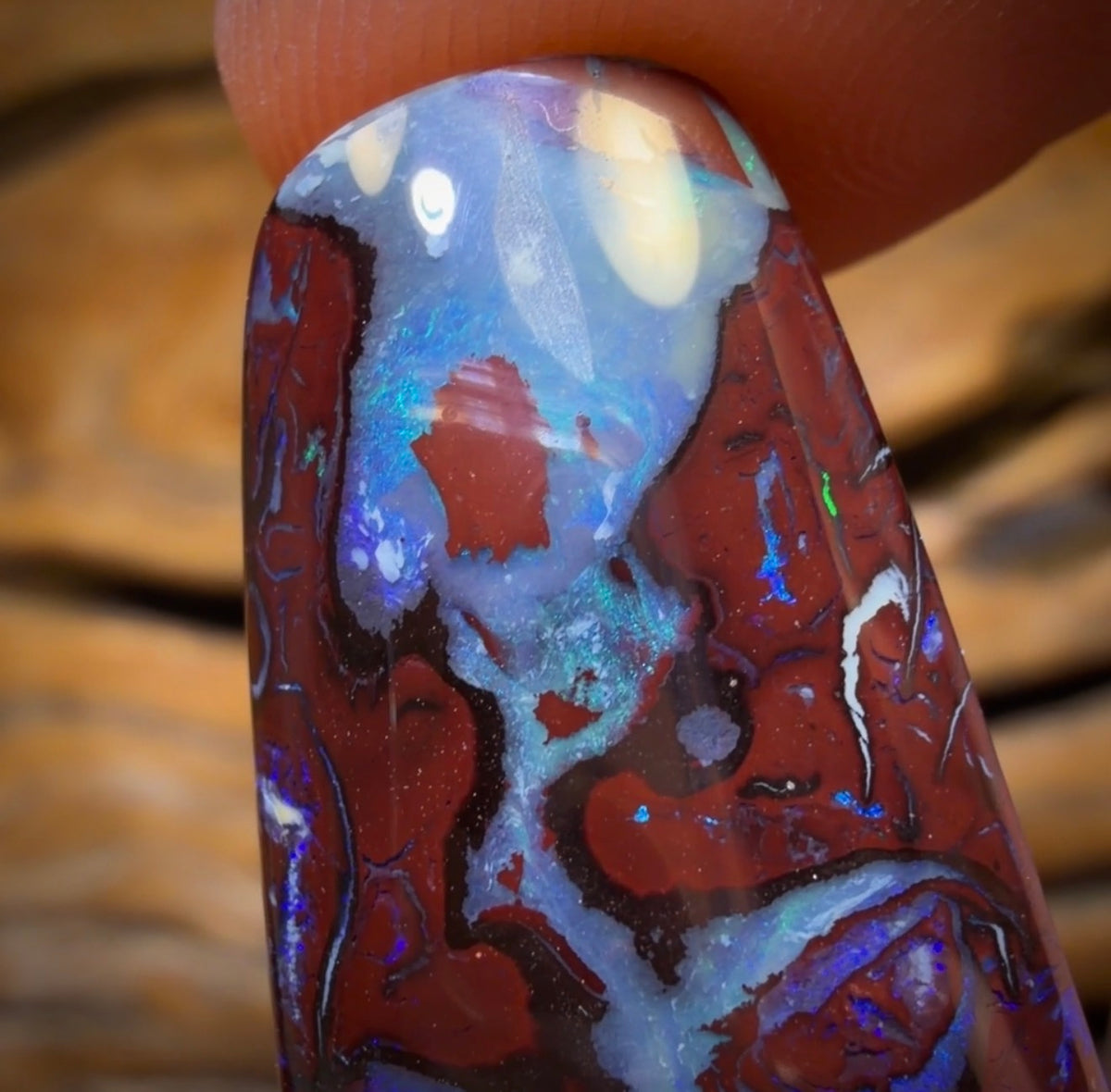51.3cts - Tribal Australian Boulder Opal from Koroit