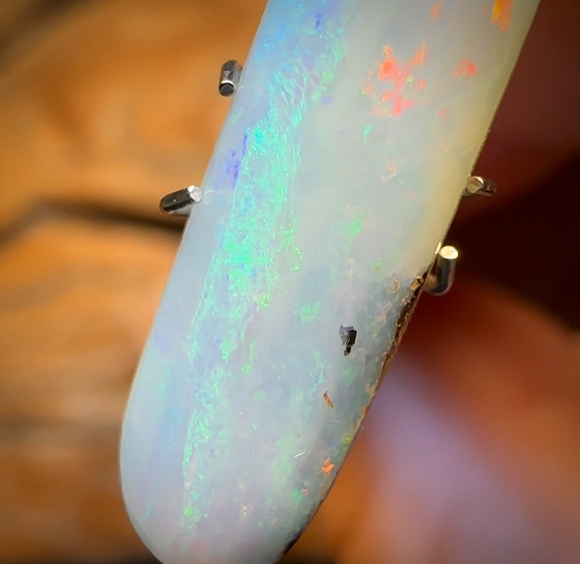 5.9cts - “Opal Tube” Queensland Boulder Seam Opal