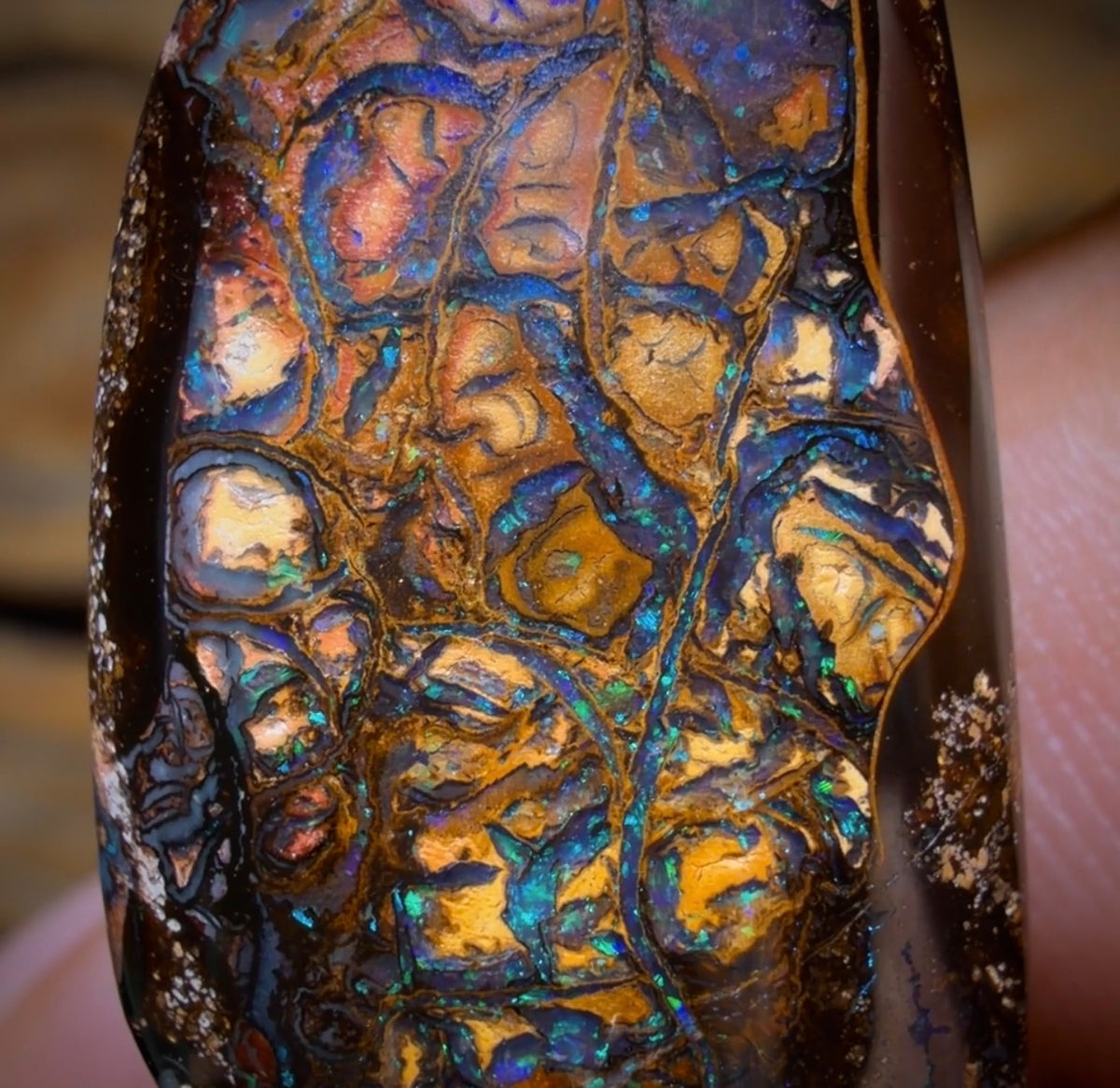 29.1cts - Tribal Yowah Nut Opal. Australian Opal