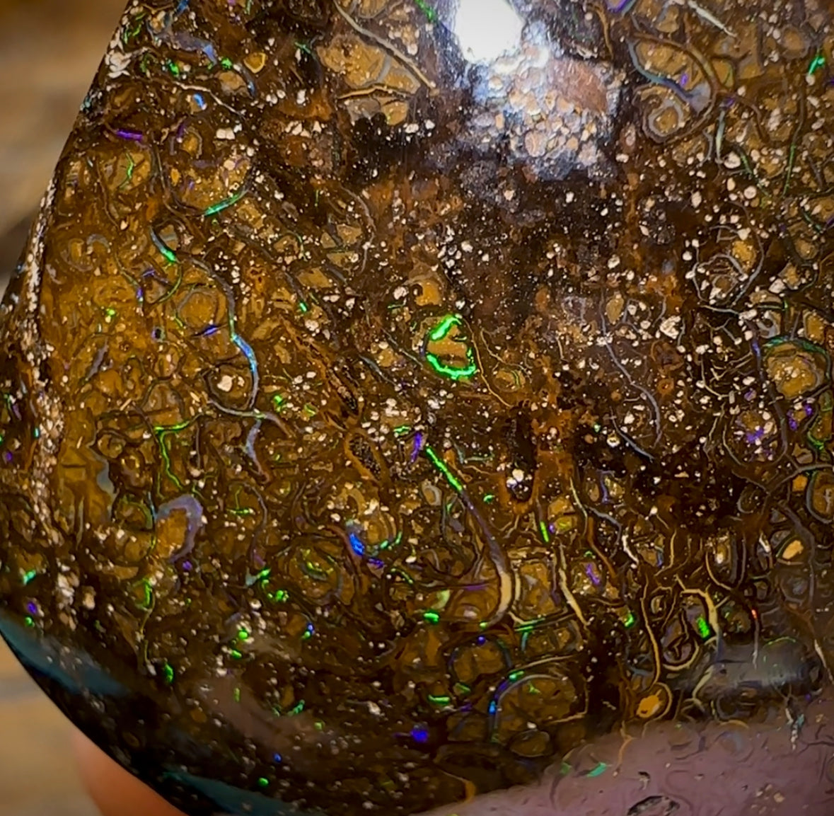 72.2cts - Yowah Nut Tribal Opal. Australian Opal - Opal Whisperers