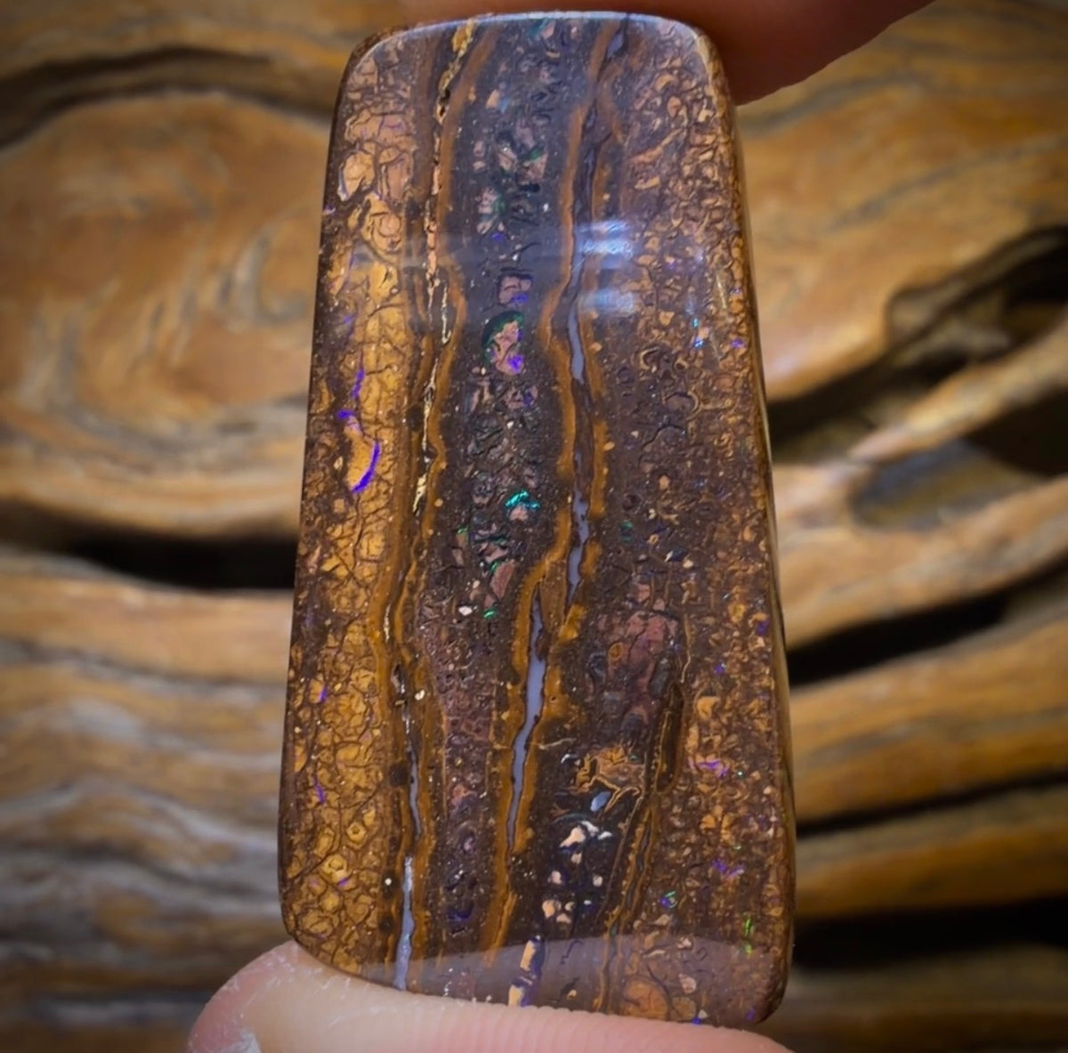 70.5cts - Tribal Australian Boulder Opal from Koroit