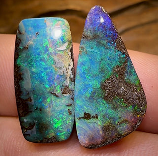 34,1 carats - Ensemble d'opales Boulder australiennes
