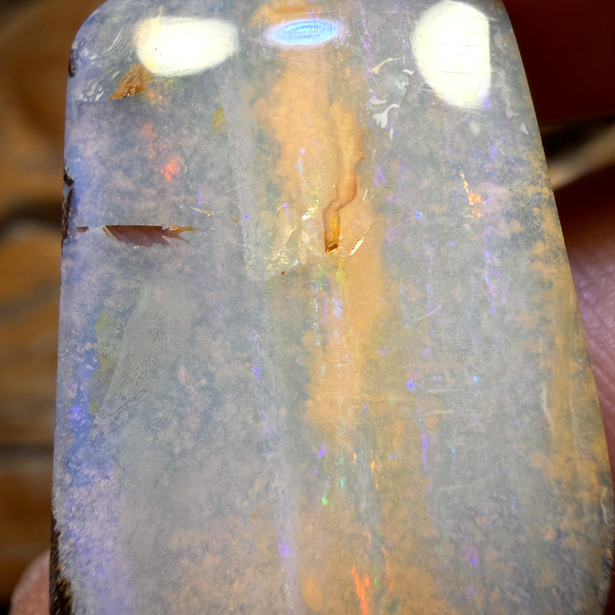 🔨 AUCTION 🔨 No Reserve 43.9cts - Queensland Boulder Seam Opal. Australian Opal