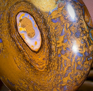 282.9cts - Tribal Queensland Boulder Opal Pair. Partial Crystal Centre’s!