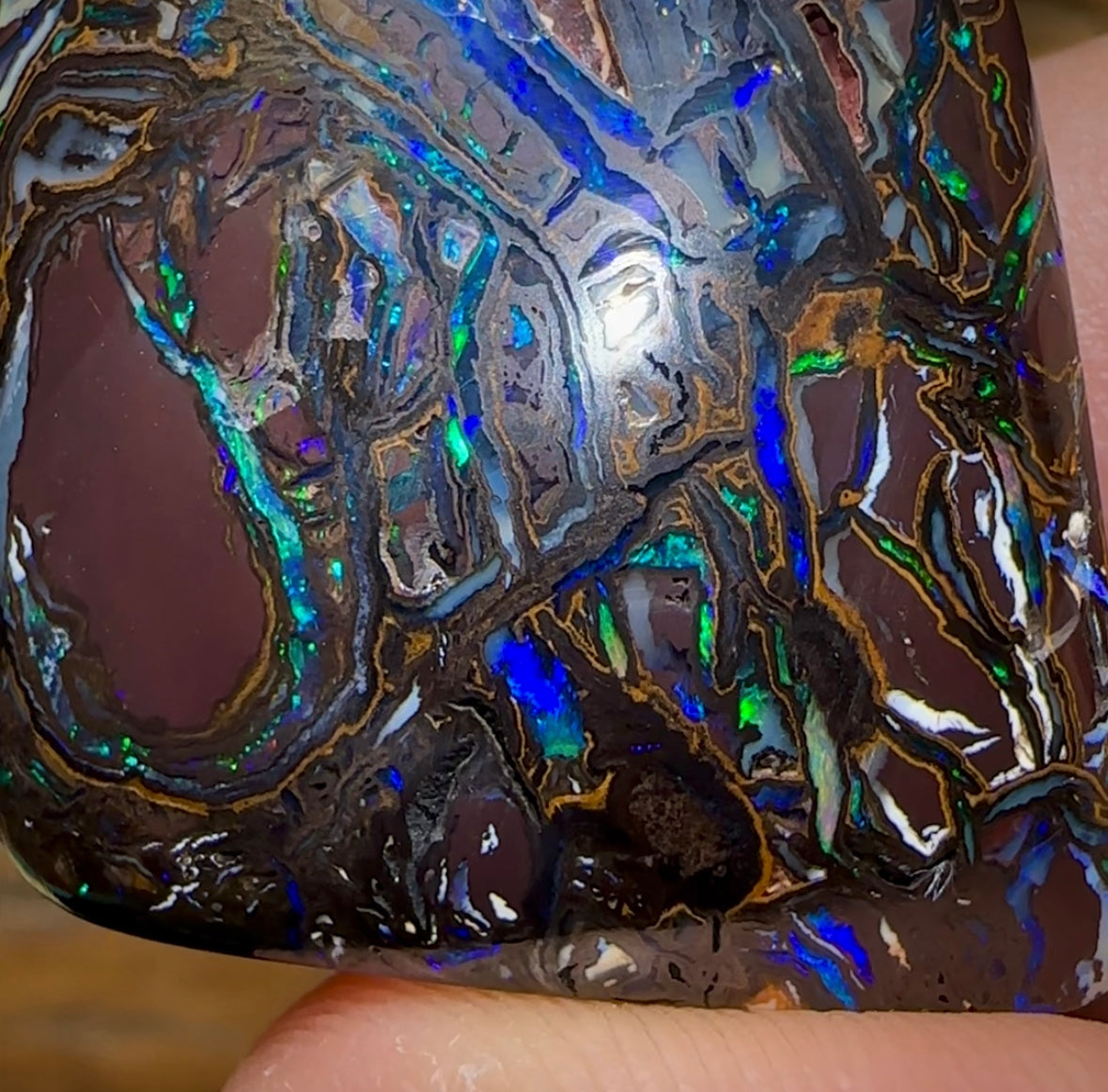 78.8cts - Top Tribal Australian Boulder Opal. Andreou Heritage Collection - Opal Whisperers