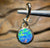 14k Gold - Queensland Boulder Doublet Pendant with Diamond at Half Price! - Opal Whisperers