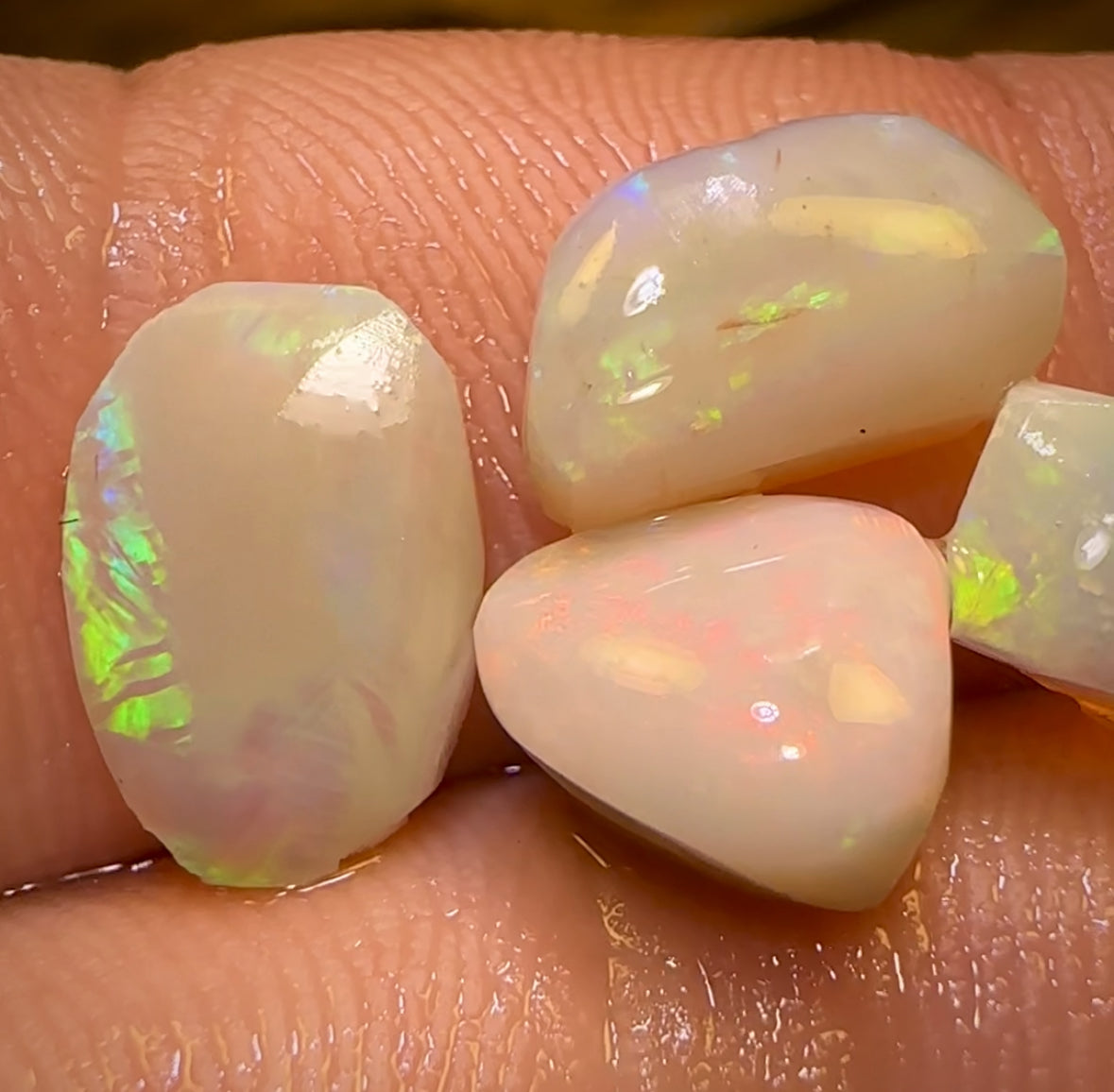 12.5cts - 6x Quality South Australian Opal Rubs